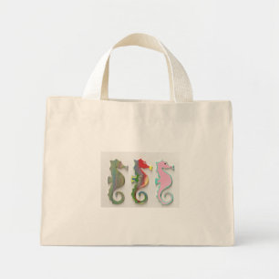 MINI TOTE BAG LES CHEVAUX DE PLONGÉE