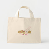 Mini Tote Bag ligne de dim sum fourre-tout baggie (Devant)
