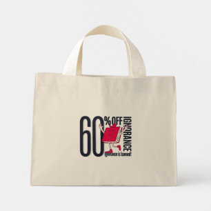 Mini Tote Bag L'ignorance fantaisiste est interdite Éducatif Min