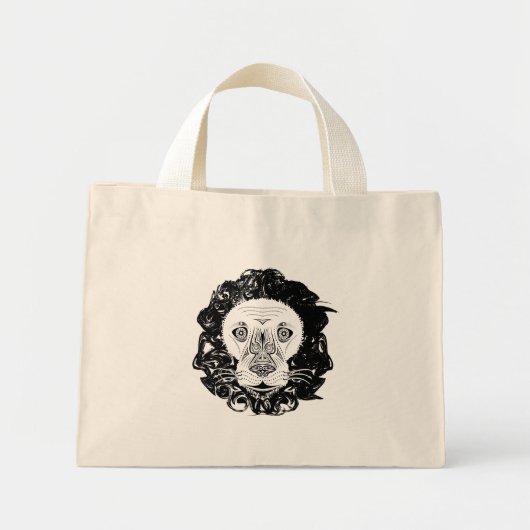 Mini Tote Bag Lion (Devant)