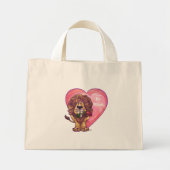 Mini Tote Bag Lion Saint Valentin (Devant)