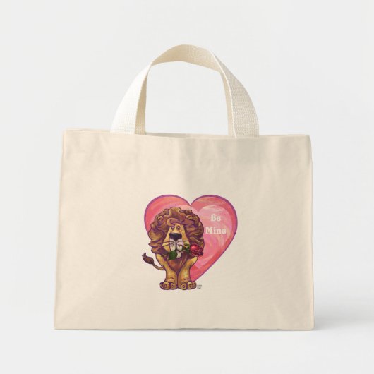 Mini Tote Bag Lion Saint Valentin (Devant)