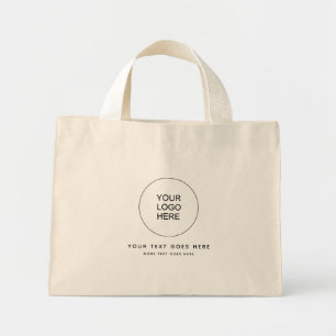 Mini Tote Bag Logo d'entreprise personnalisable