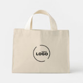 Mini Tote Bag Logo professionnel moderne (Dos)