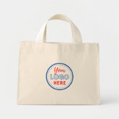 Mini Tote Bag Logo promotionnel d'entreprise moderne Publicité (Devant)