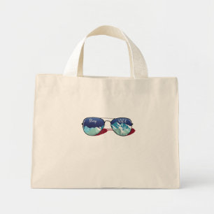 Mini Tote Bag Lunettes de soleil de montagne
