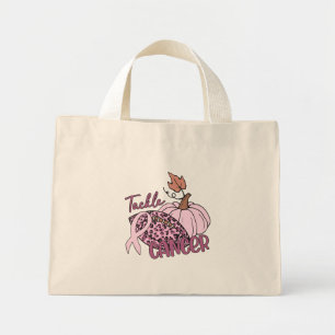 Mini Tote Bag Lutter contre le cancer Football Citrouille Cancer