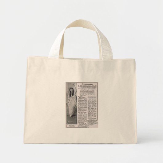 Mini Tote Bag Mary Pickford 1916 (Devant)