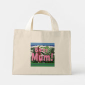 Mini Tote Bag Meilleure maman ! (Dos)