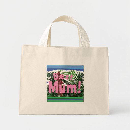 Mini Tote Bag Meilleure maman ! (Devant)