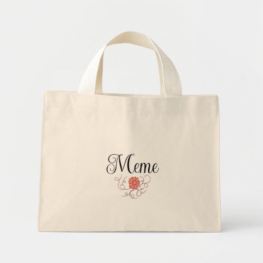 Mini Tote Bag Meme Tote  (Devant)