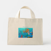Mini Tote Bag Mermaid sous l'eau (Dos)