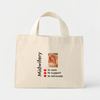 Mini Tote Bag Midwifery