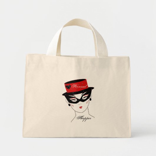 Mini Tote Bag Mode Personal Shopper En Natural II (Devant)