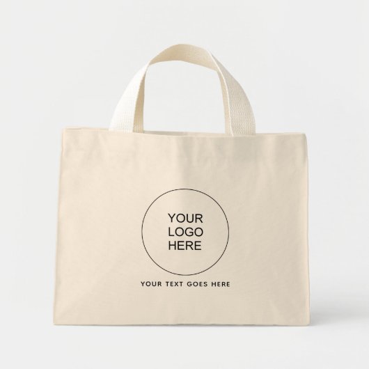 Mini Tote Bag Modèle de logo de l'entreprise moderne (Devant)