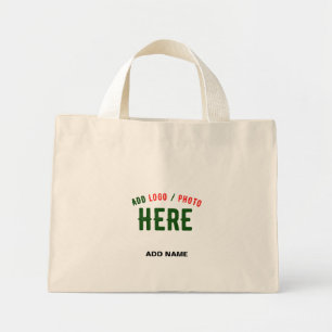 MINI TOTE BAG MODERNE ET MODERNE PERSONNALISABLE BROWN VÉRIFIÉ