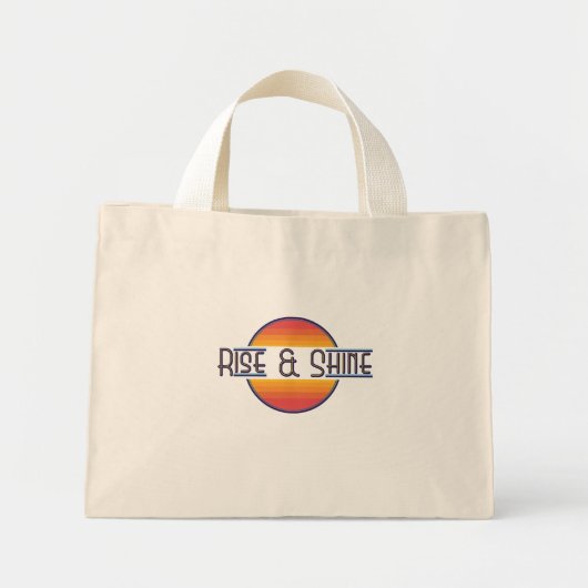 Mini Tote Bag Monter et briller (Devant)