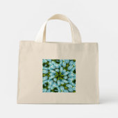 Mini Tote Bag Motif Pastel Blue Tulip (Dos)