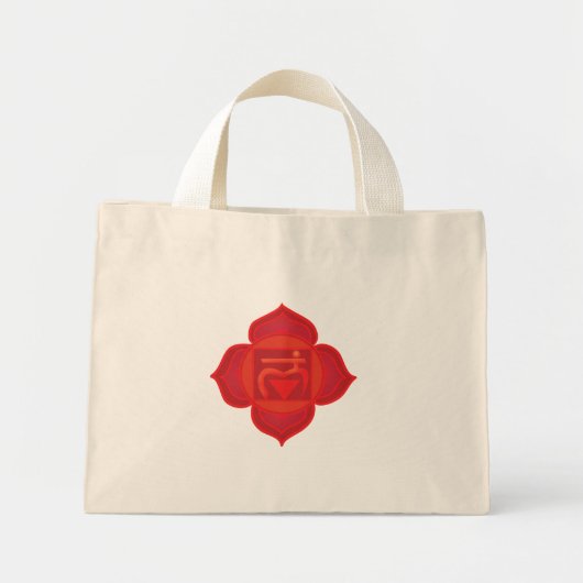 Mini Tote Bag Muladhara chakra Tiny Fourre-tout (Devant)