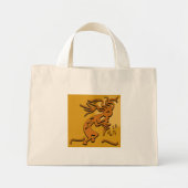 Mini Tote Bag Musicien Kokopelli (Devant)