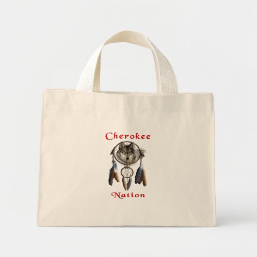 Mini Tote Bag Nation cherokee (Devant)