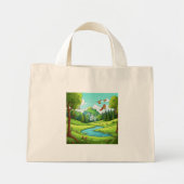 Mini Tote Bag Nature 15. (Devant)