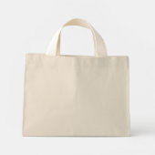 Mini Tote Bag Ne vous inquiétez pas du plagiat (Dos)