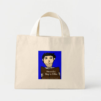 Mini Tote Bag NeuroSci. Commencez à différer., Œuvres d'art spon