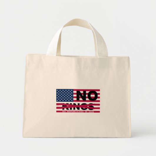 MINI TOTE BAG NO KINGS (Devant)