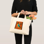 Mini Tote Bag Oiseau de perroquet image art parfait (Devant (produit))