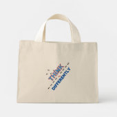 Mini Tote Bag Penser différemment 6.w (Dos)
