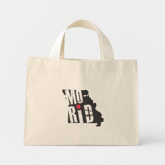 Mini Tote Bag Petit Fourre-tout blanc (Devant)