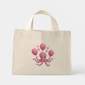 Mini Tote Bag poulpe mignonne (Dos)
