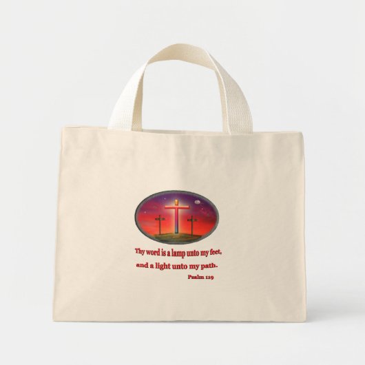 Mini Tote Bag Psaume 119 cadeaux (Devant)
