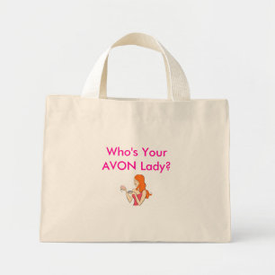 Mini Tote Bag Qui est votre AVON Lady ?Sac fourre-tout