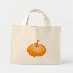 Mini Tote Bag Récolte citrouille sur une petite Fourre-tout (3)