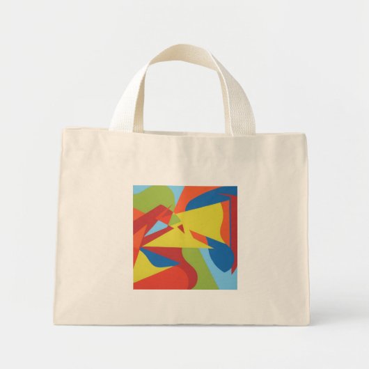 Mini Tote Bag Red Toucan Contemporary Tiny Tote (Devant)