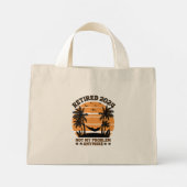 Mini Tote Bag Retraité 2024 Pas mon problème plus (Dos)