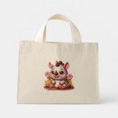 Mini Tote Bag Rhinocéros (Dos)