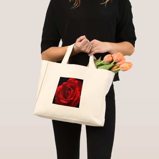 Mini Tote Bag Rose rouge tcna (Devant (produit))