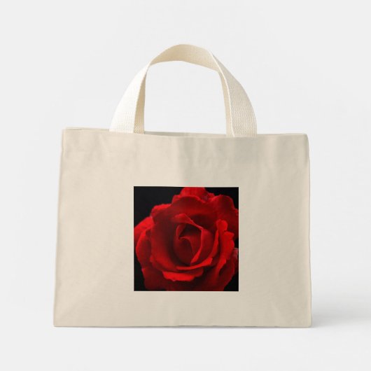 Mini Tote Bag Rose rouge tcna (Dos)