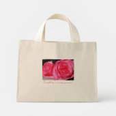 Mini Tote Bag Roses Escalades roses (Dos)