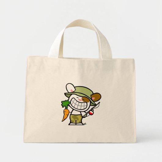 Mini Tote Bag Sacs-lumières Boony "Gone Carrot-ing" (Devant)