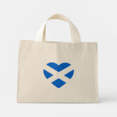 Mini Tote Bag Scottish Heartflag ttcn (Dos)
