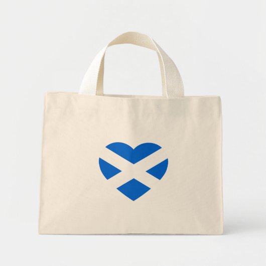 Mini Tote Bag Scottish Heartflag ttcn (Devant)