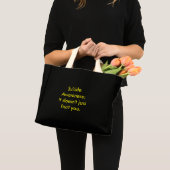 Mini Tote Bag Sensibilisation au suicide (Devant (produit))