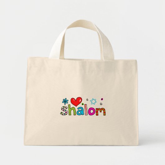 Mini Tote Bag Shalom (Devant)