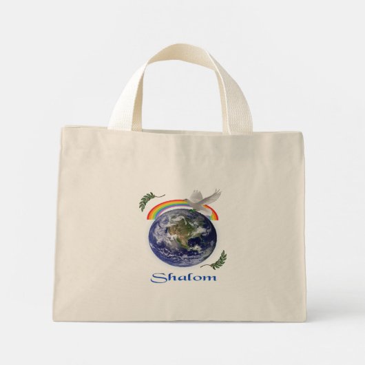 Mini Tote Bag shalom (Dos)