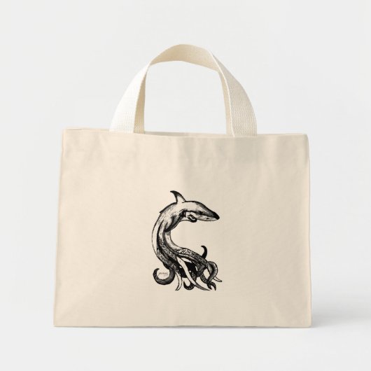 Mini Tote Bag Sharktopus (Devant)