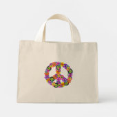 Mini Tote Bag Signe de la paix (Dos)
